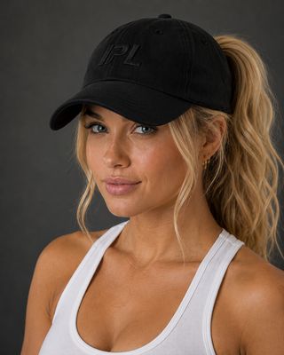 IPL Embroidered Logo Black Stealth Hat