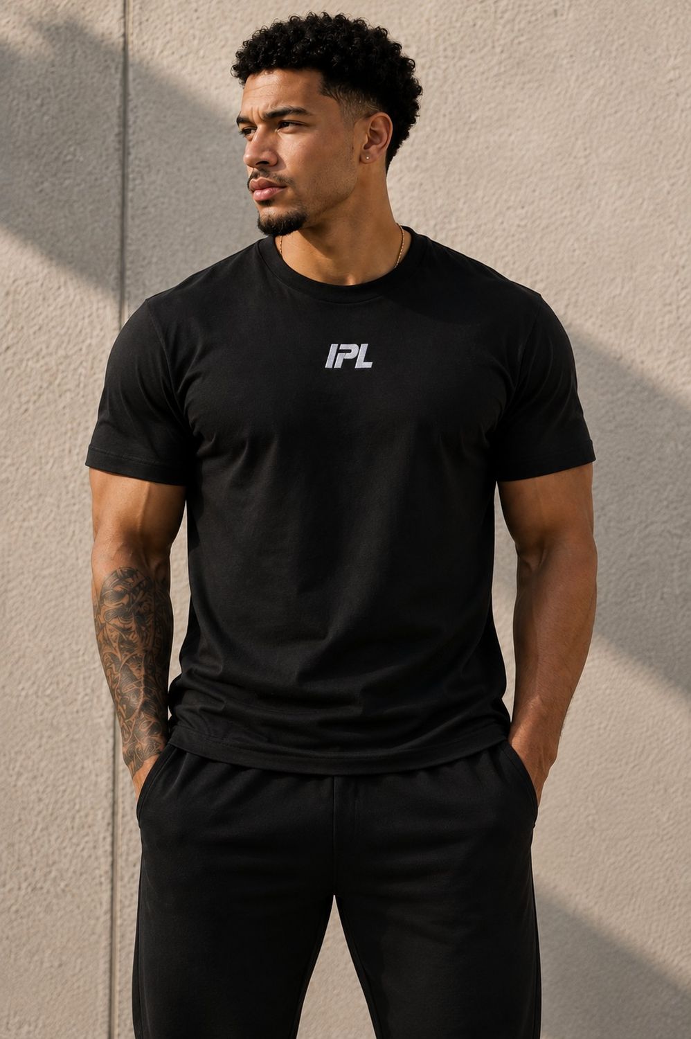Men's IPL Embroidered Logo Cotton Tee