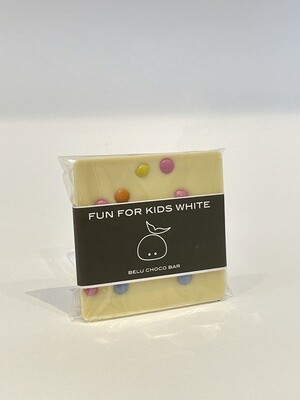 Belu Choco Bar Fun For Kids White