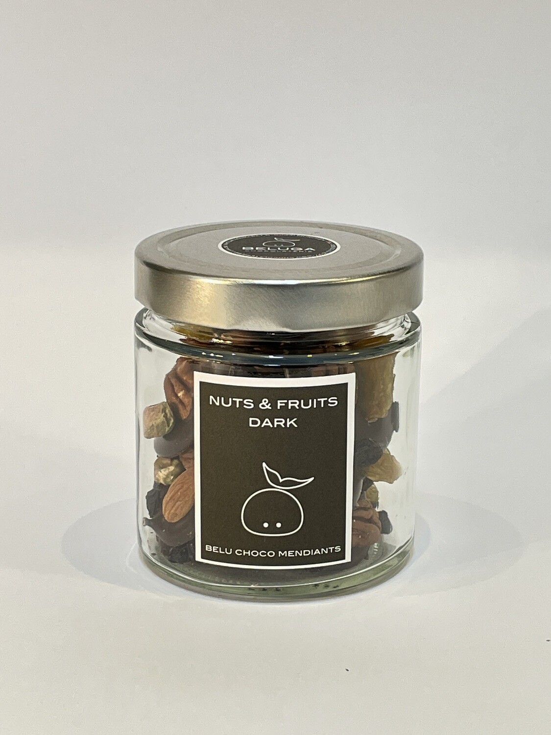 Glass Mendiants - Nuts &amp; Fruits Dark