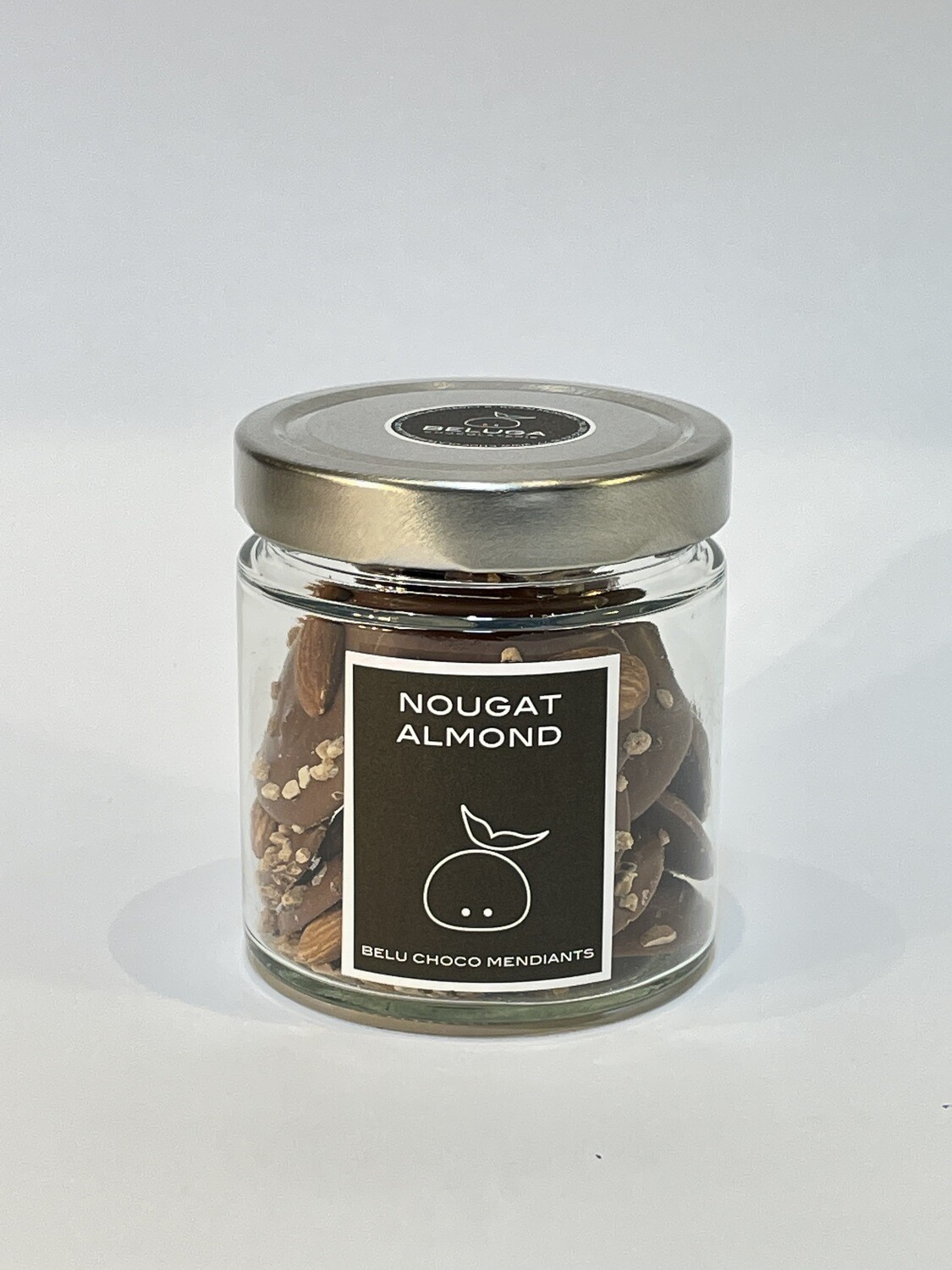 Glass Mendiants - Nougat Almond Milk