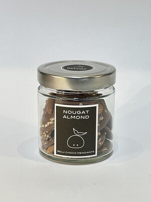 Glass Mendiants - Nougat Almond Milk