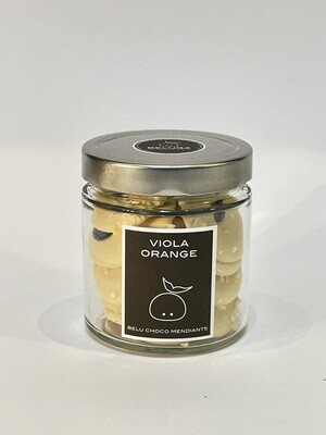 Glass Mendiants - Viola Orange White