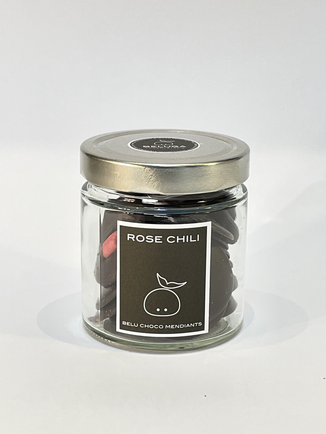 Glass Mendiants - Rose Chili Dark