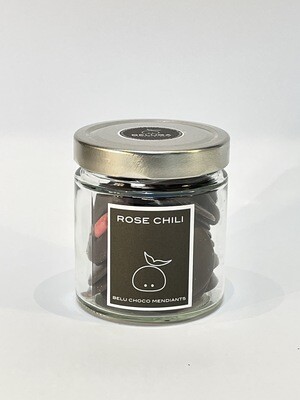 Glass Mendiants - Rose Chili Dark