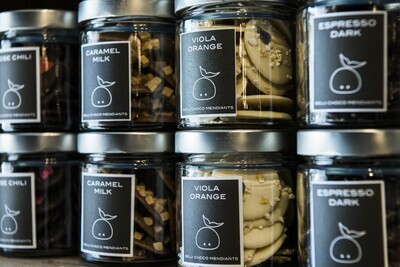 Mendiants in a present glass