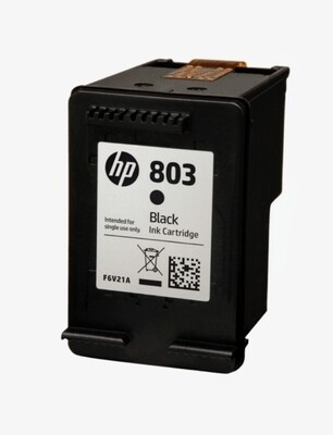 HP 803 black cartridge.
