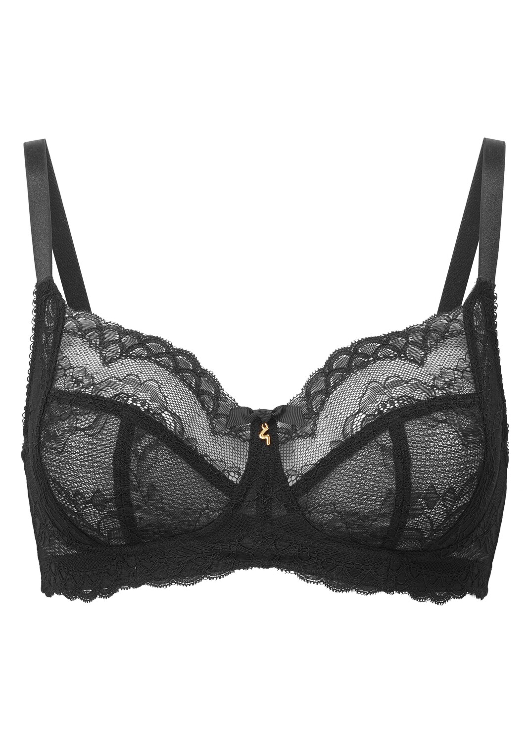 Superboost Lace Non-Wired Bralette, Colour: Black