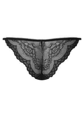 Superboost Lace Brazillian Briefs, Colour: Black