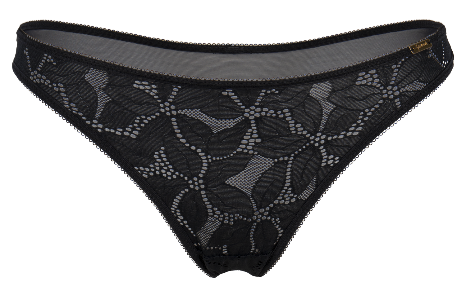 Glossies Lotus Brief, Colour: Black