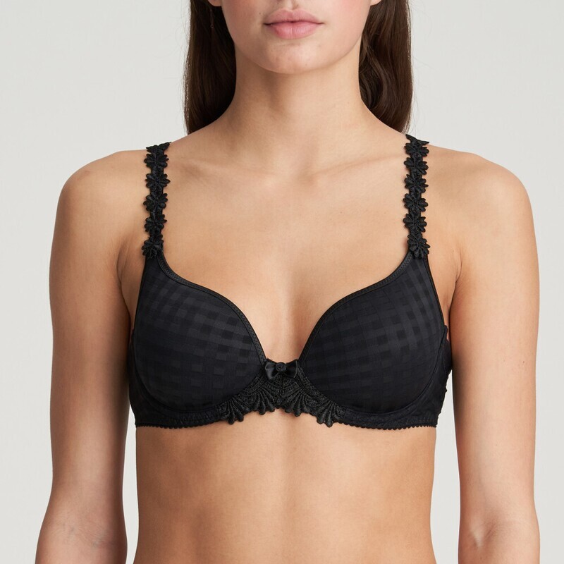 Marie Jo Black Avero Padded Bra - Heart Shape
