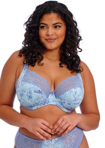 Elomi Lucie cornflower  under wire Plunge Bra