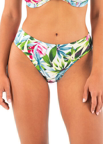 Fantasie Langkawi White Mid Rise Bikini Brief
