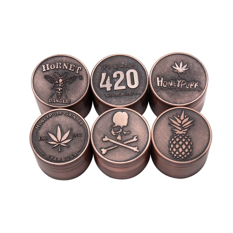 Copper Style Grinders 4 Chamber