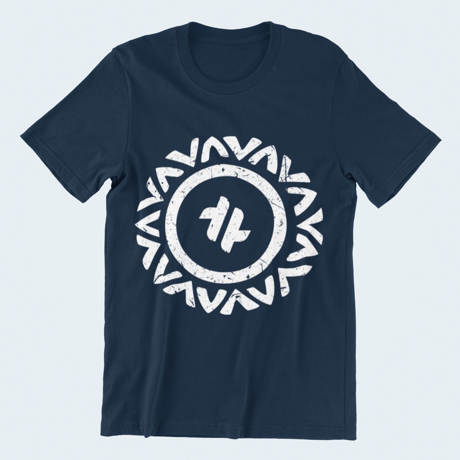 Circular Logo Ethnic Design Tee