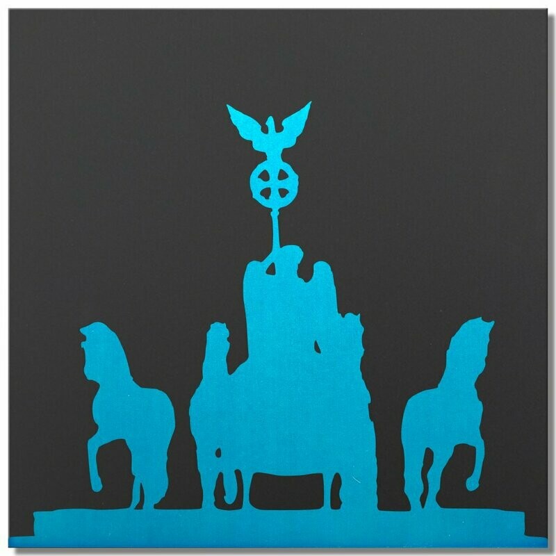 Quadriga Berlin, Eisblau, 25x25 cm Quadriga Berlin, Eisblau, 25x25 cm