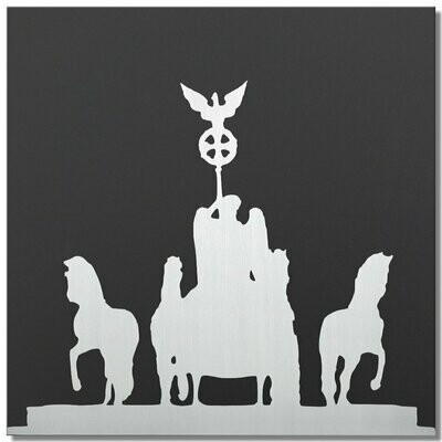 Quadriga Berlin, Klarlack, 25x25 cm Quadriga Berlin, Klarlack, 25x25 cm