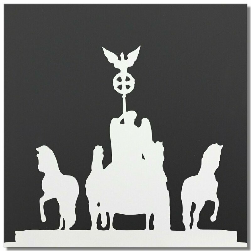 Quadriga Berlin, Weiss, 25x25 cm Quadriga Berlin, Weiss, 25x25 cm
