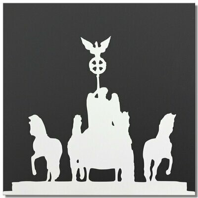 Quadriga Berlin, Weiss, 25x25 cm Quadriga Berlin, Weiss, 25x25 cm