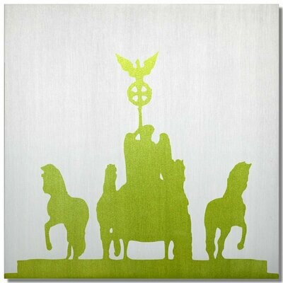 Quadriga Berlin, Limette, 25x25 cm Quadriga Berlin, Limette, 25x25 cm