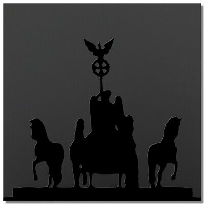 Quadriga Berlin - black series - 25x25 cm Quadriga Berlin - black series - 25x25 cm