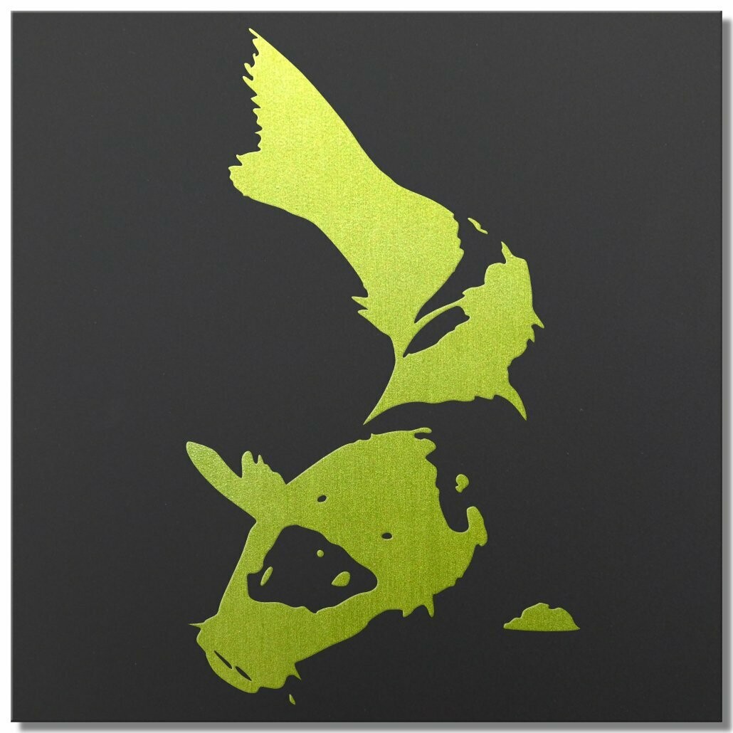 Magic Koi, Limette, 25x25 cm