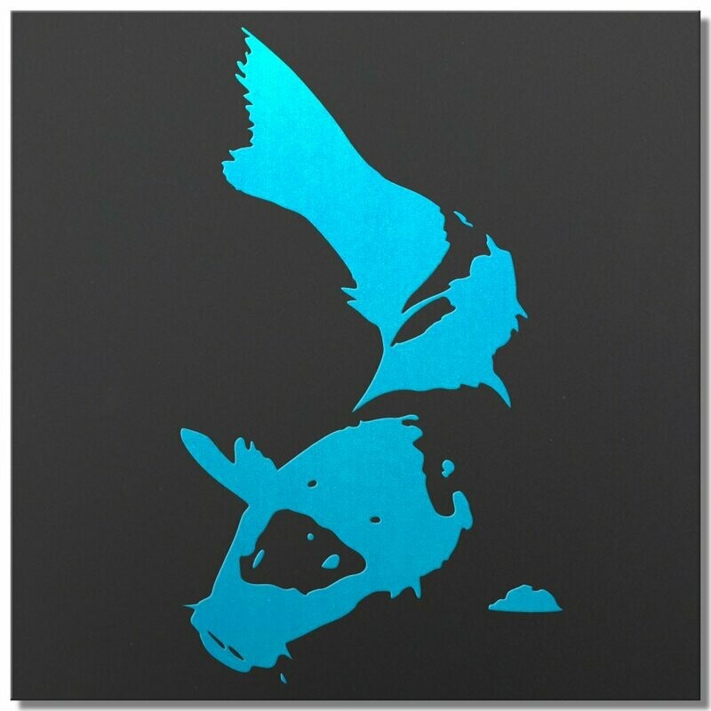 Magic Koi, Eisblau, 25x25 cm Magic Koi, Eisblau, 25x25 cm