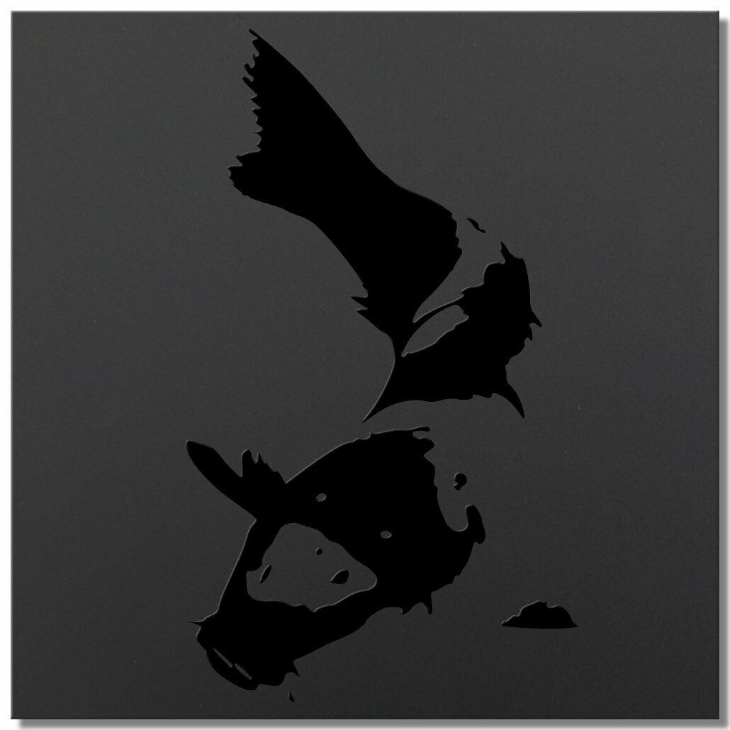 Magic Koi - black series - 25x25 cm