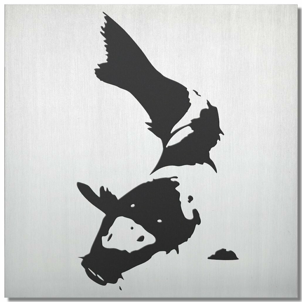 Magic Koi, schwarz, 25x25 cm