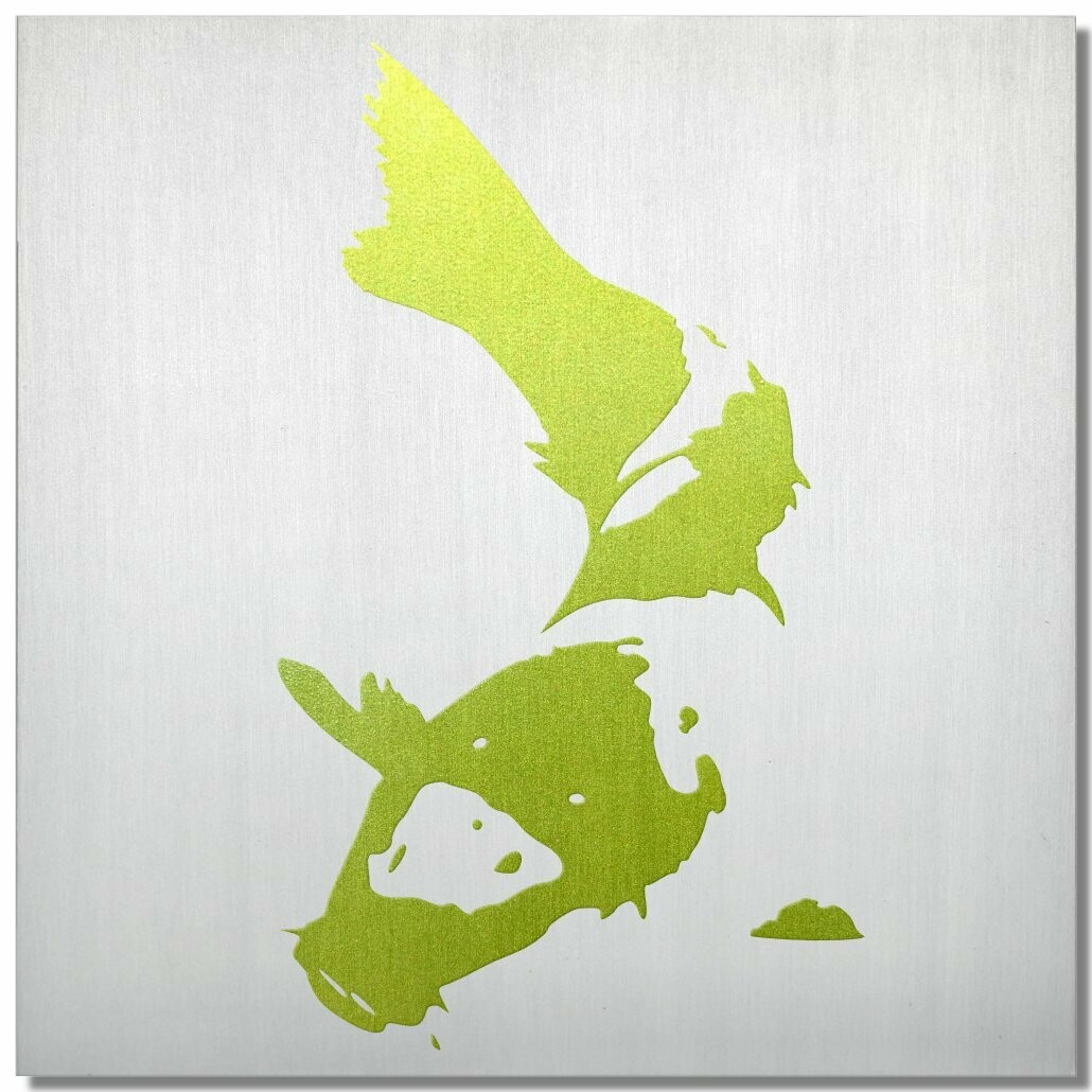 Magic Koi, Limette, 25x25 cm