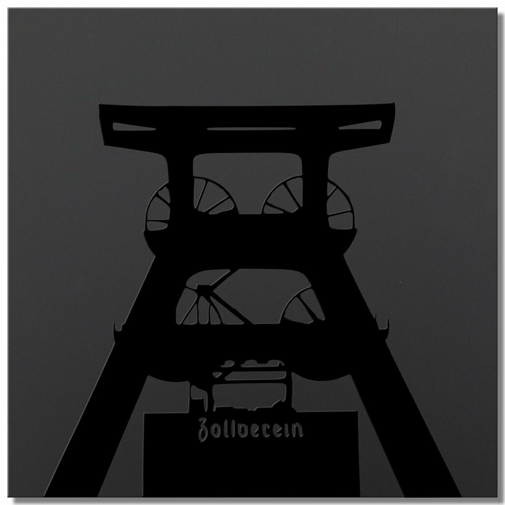 Zollverein Essen - black series - 25x25 cm