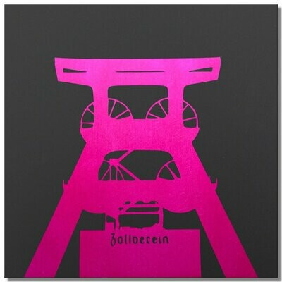 Zollverein Essen, Ciclamino, 25x25 cm Zollverein Essen, Ciclamino, 25x25 cm