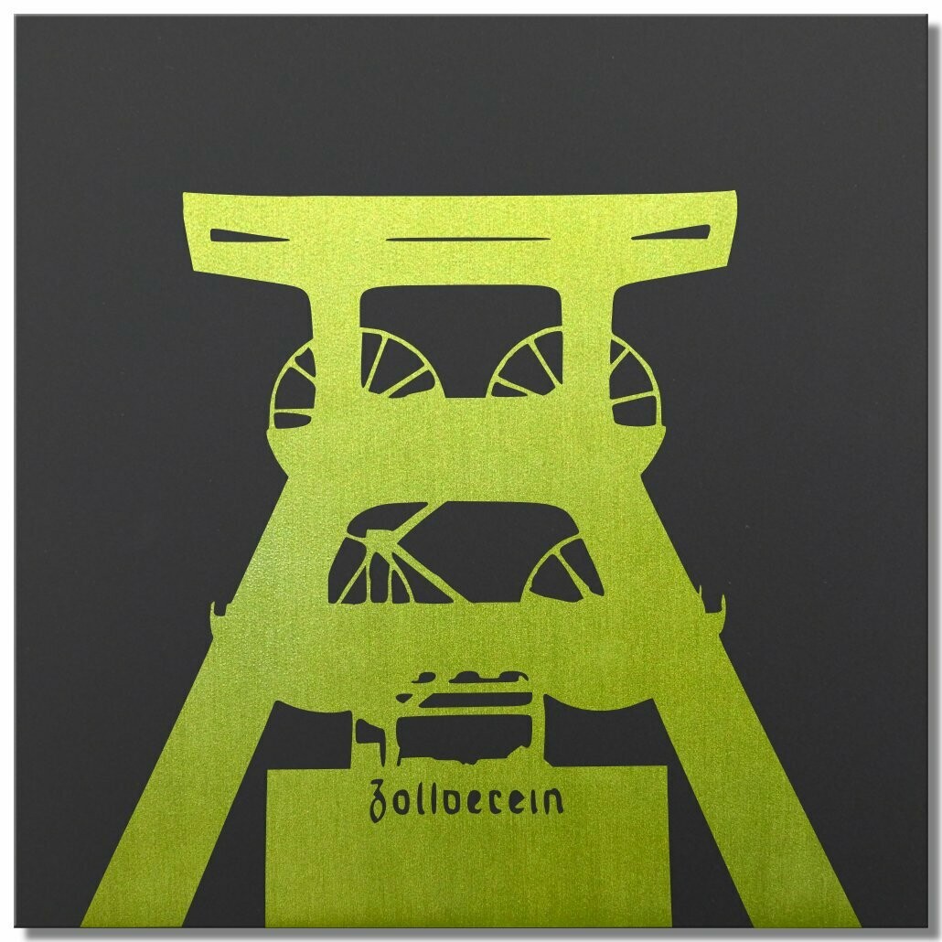 Zollverein Essen, Limette, 25x25 cm