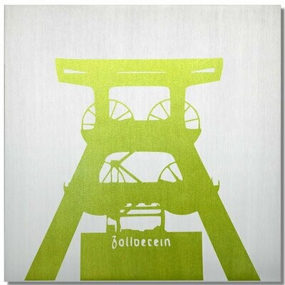 Zollverein Essen, Limette, 25x25 cm Zollverein Essen, Limette, 25x25 cm