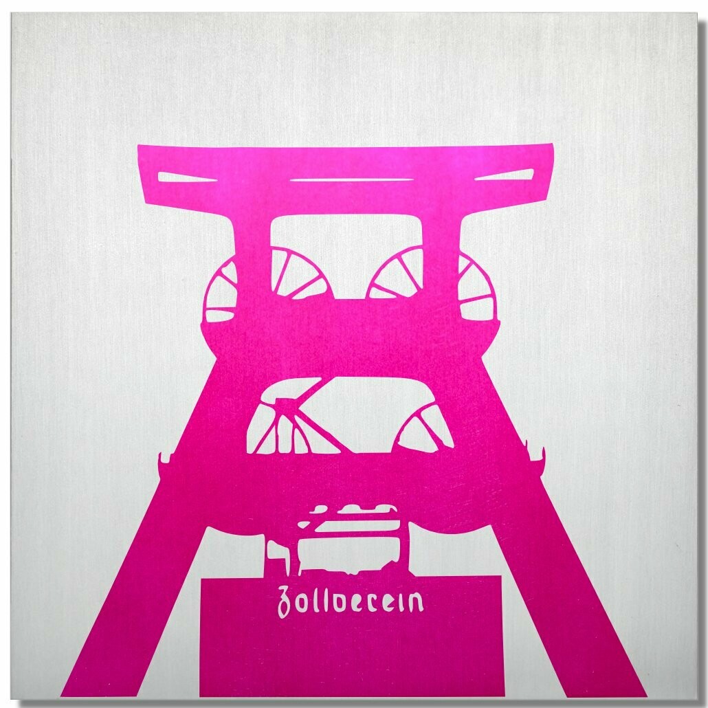 Zollverein Essen, Ciclamino, 25x25 cm