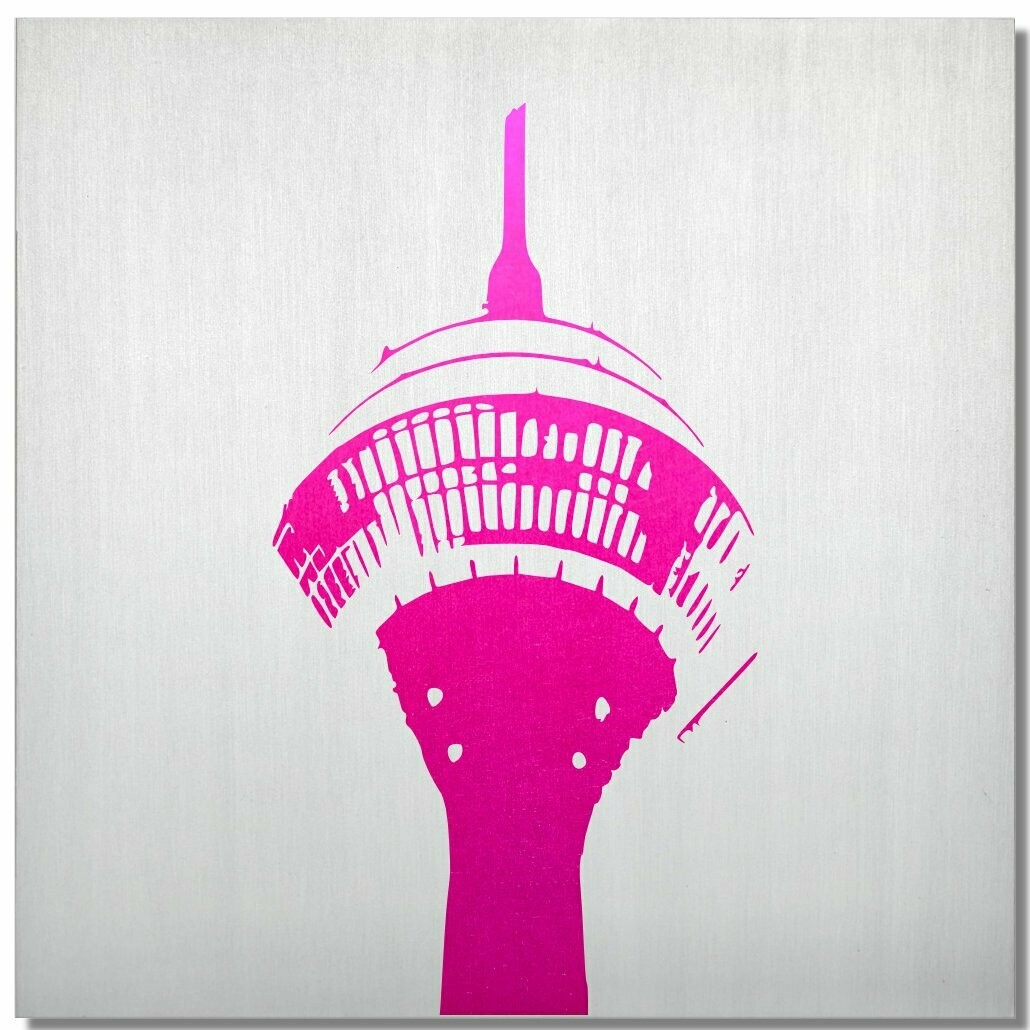 Rheinturm, Ciclamino, 25x25 cm
