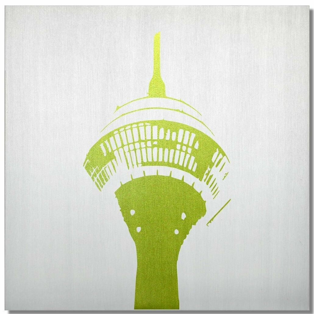 Rheinturm, Limette, 25x25 cm