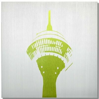 Rheinturm, Limette, 25x25 cm