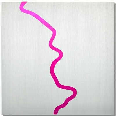 Rhein bei Köln, Lasur Ciclamino, 25x25 cm Rhein bei Köln, Lasur Ciclamino, 25x25 cm
