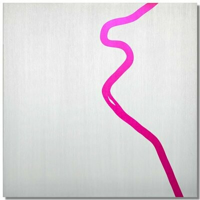 Neckar bei Stuttgart, Ciclamino, 25x25 cm Neckar bei Stuttgart, Ciclamino, 25x25 cm