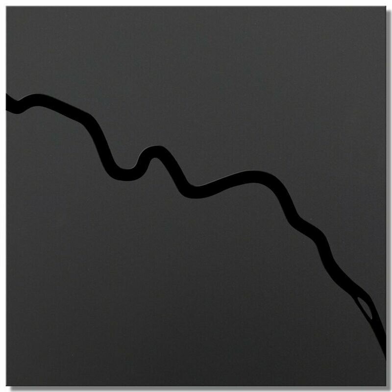 Elbe bei Dresden - black series - 25x25 cm Elbe bei Dresden - black series - 25x25 cm