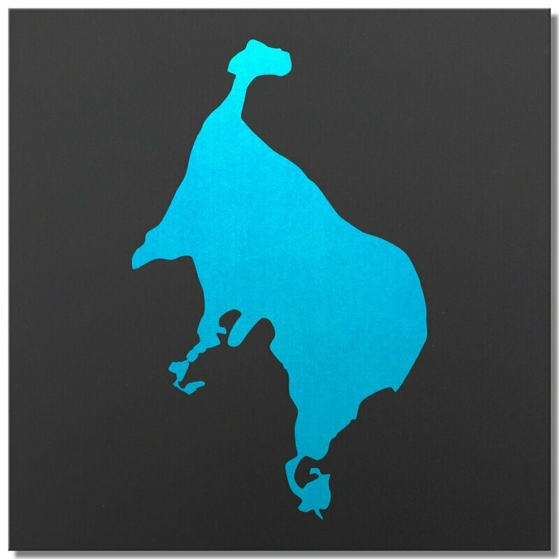 Müritz, Eisblau, 25x25 cm