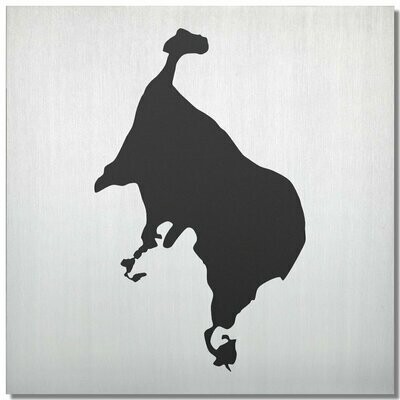 Müritz, Schwarz, 25x25 cm