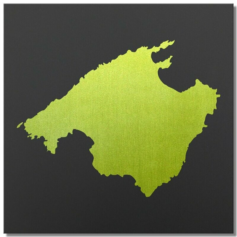 Mallorca, Limette, 25x25cm