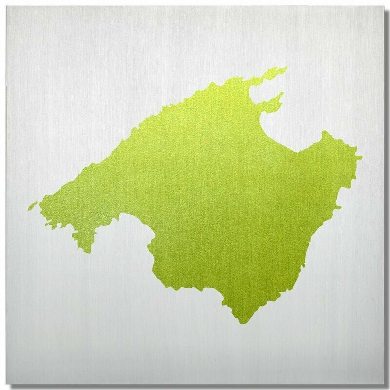 Mallorca, Limette, 25x25cm
