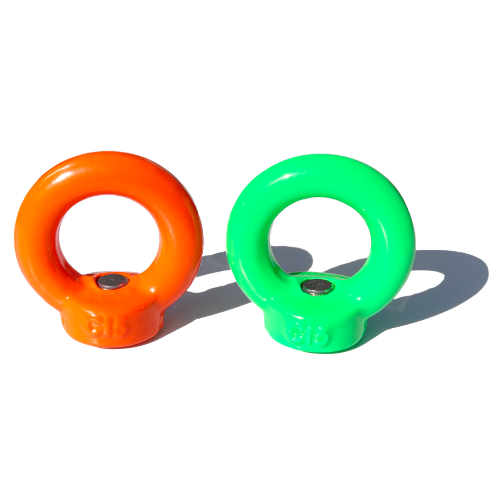 Industrial Magnets - Neon - Orange/Grün- Size L