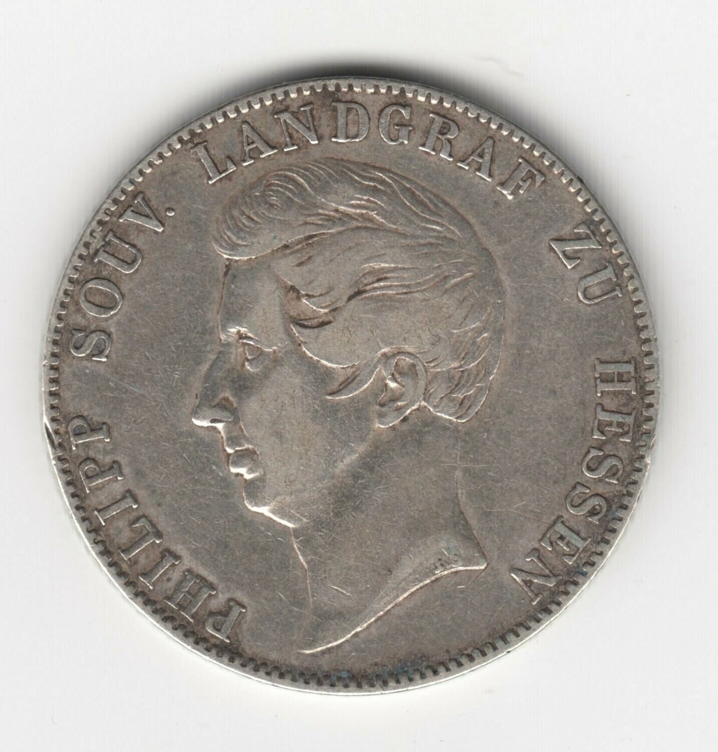 1 Gulden 1841  RS Philipp August Hessen Homburg 