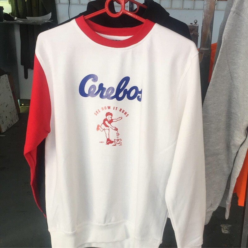 Cerebos Salt Sweater (Red Sleeve)