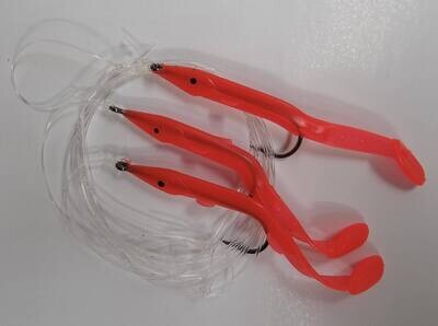 Sand eel lures rig red