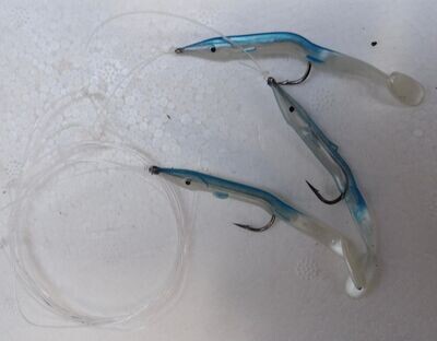 Sand eel lures rig Blue streak